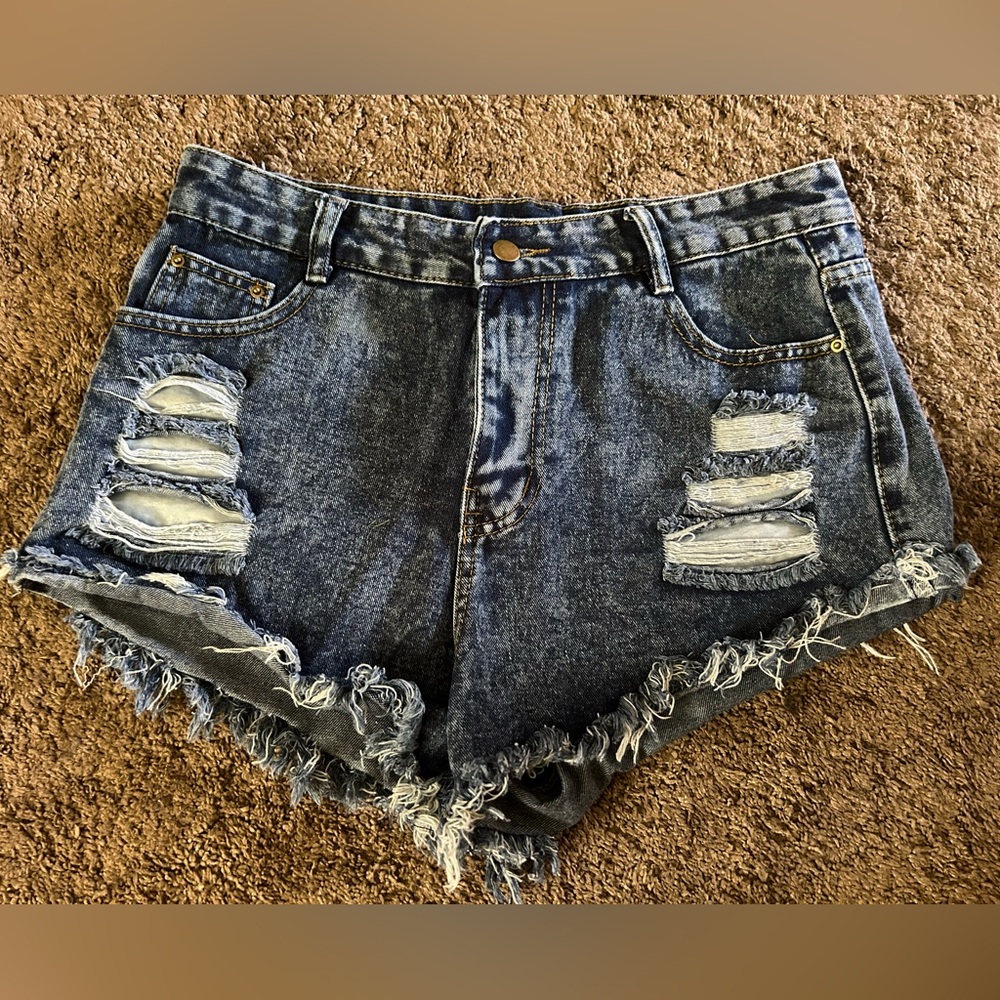 Shein High-Waisted Jean Shorts